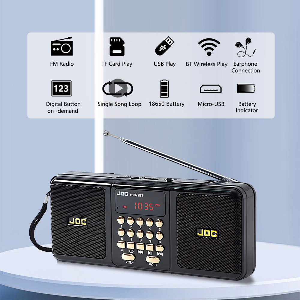 Portable Stereo FM Radio Wirel - Emergency Radio Solar 评论和价格