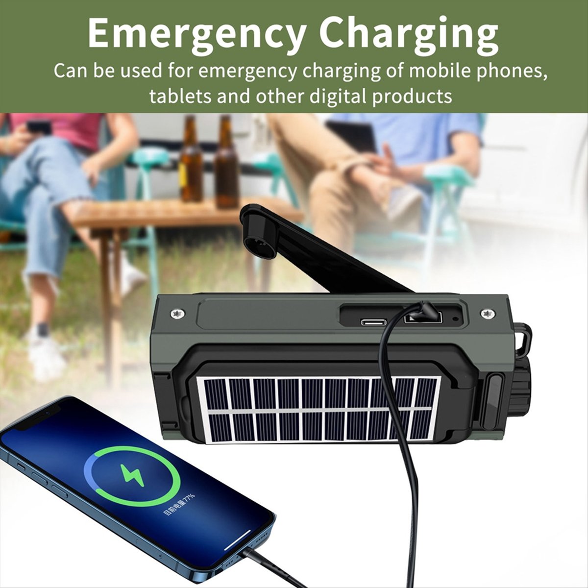 A26Z Portable Solar Radio, Eme - Emergency Radio Solar 评论和价格