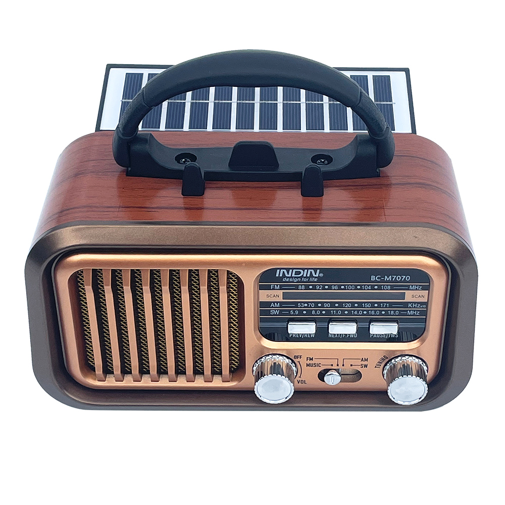 Radio Portable AM FM SW Vintag - Emergency Radio Solar 评论和价格