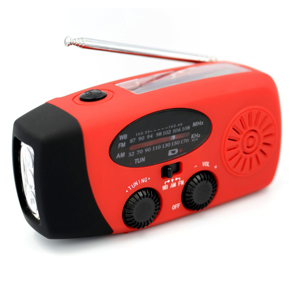 Portable Hand Radio Solar Cran - Emergency Radio Solar 评论和价格