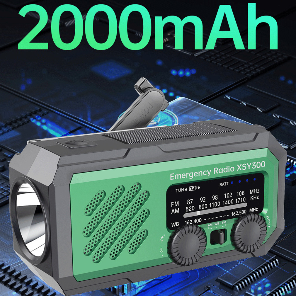 New 2000mAh Emergency Radio So - Emergency Radio Solar 评论和价格