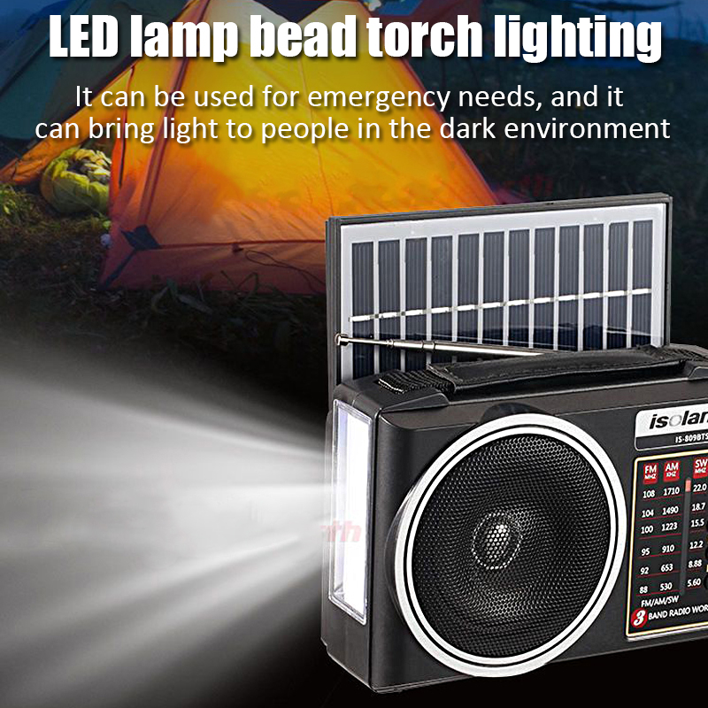 Portable FM/AM/SW Radio Solar  - Emergency Radio Solar 评论和价格