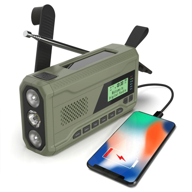 DAB/FM Bluetooth Radio Outdoor - Emergency Radio Solar 评论和价格
