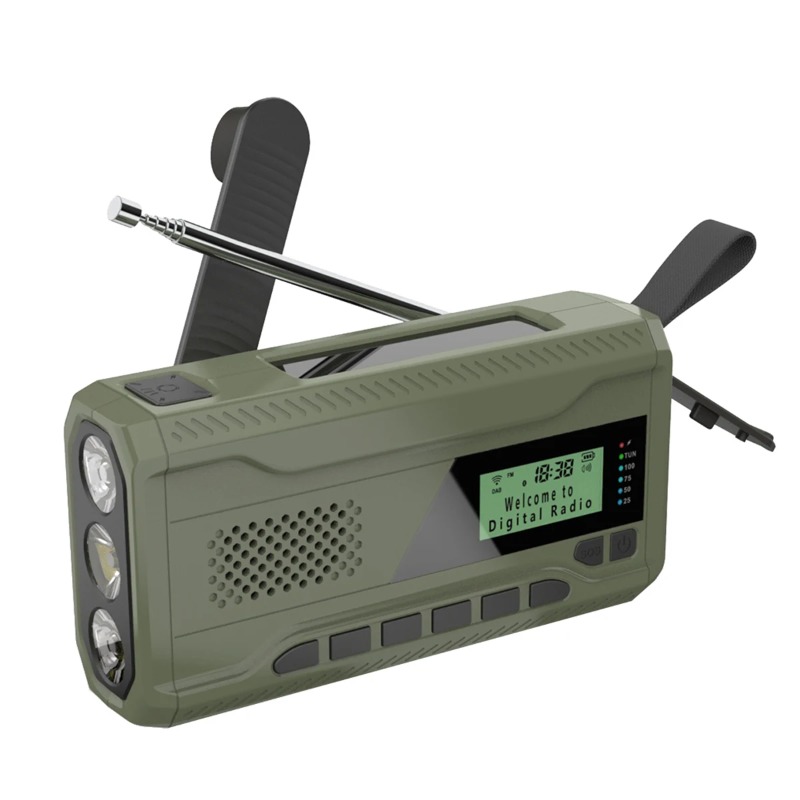 DAB/FM Bluetooth Radio Outdoor - Emergency Radio Solar 评论和价格